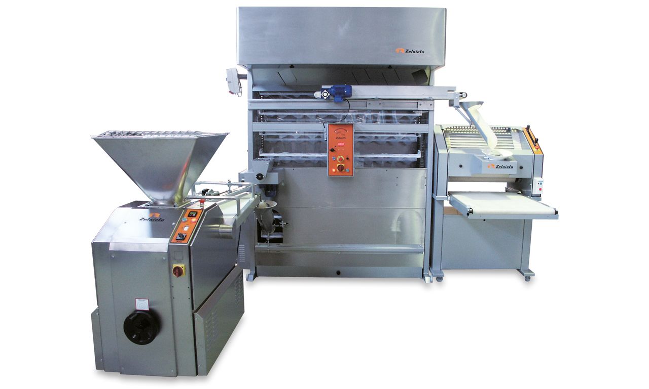 Semiautomatic Groupe with vertical moulder